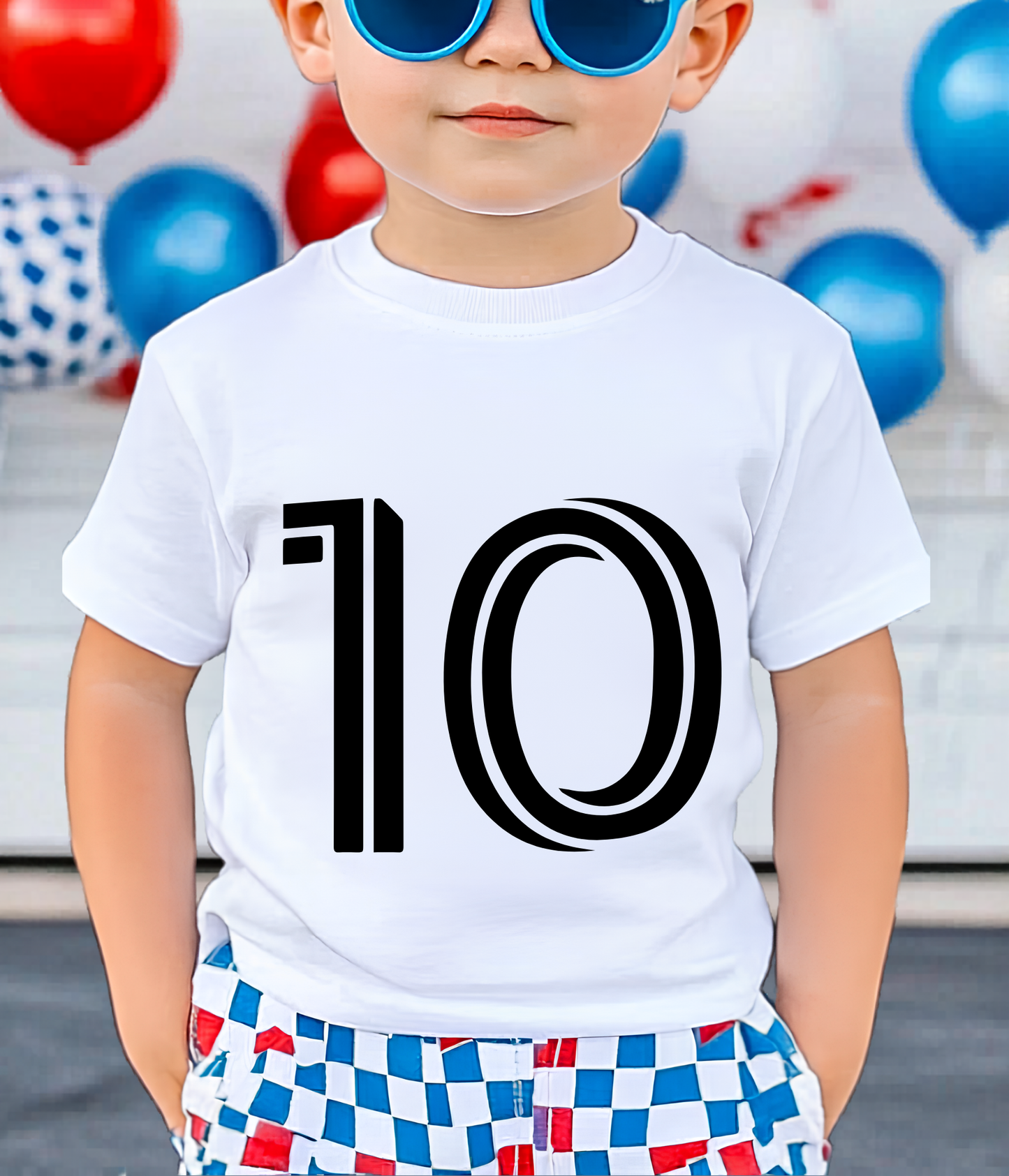 FIFA World Cup 2026 Number 10 Bold Outline Graphic Tee (physical)