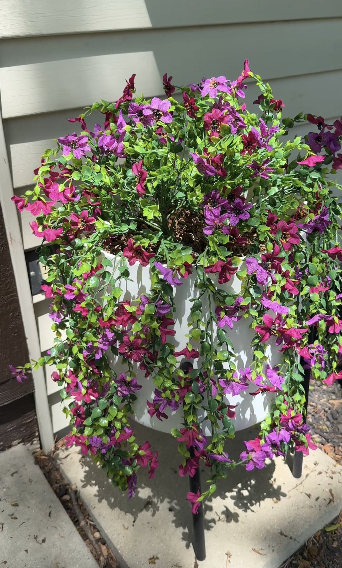 Artificial Fall Fake Flowers for Outdoor Fall Decoration 2 Pcs