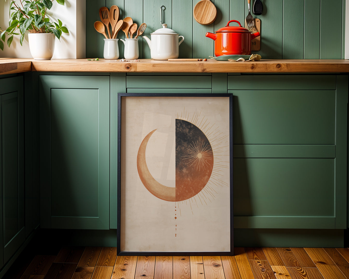 Sun and Moon Wall Art (Printable+Physical)