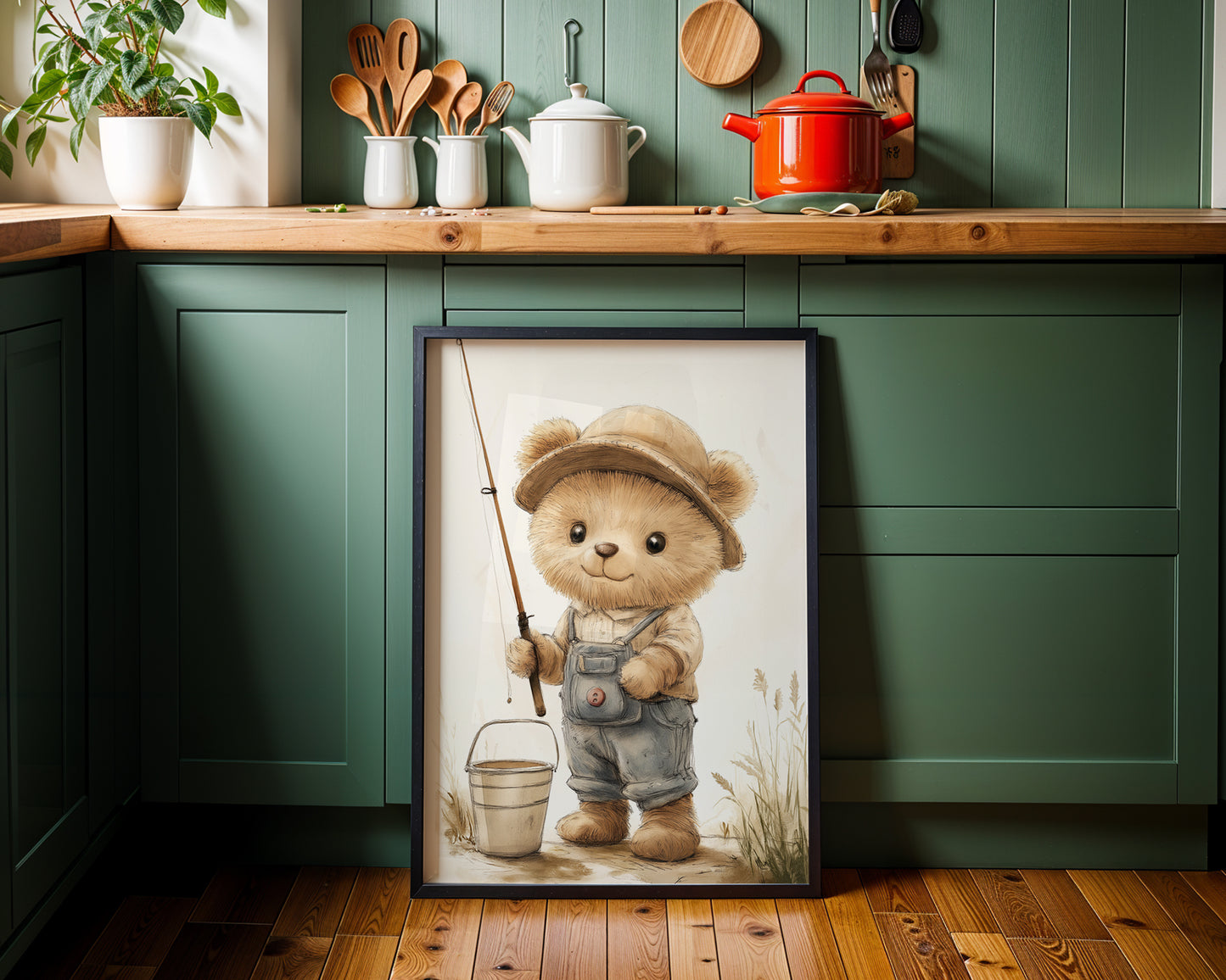 Bear Baby Wall Art(Printable+Physical)