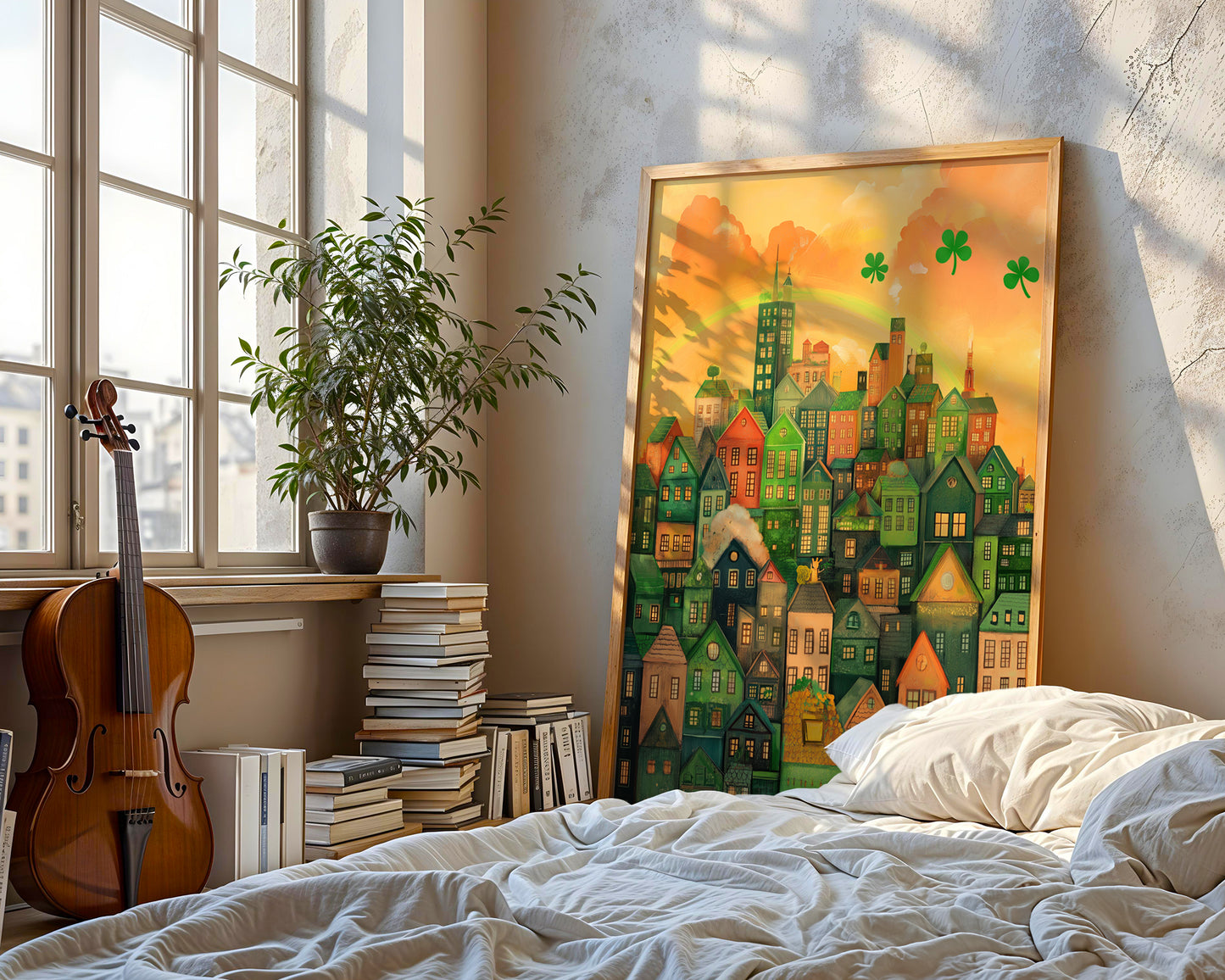 Festive St. Patricks Wall Art(Printable+Physical)