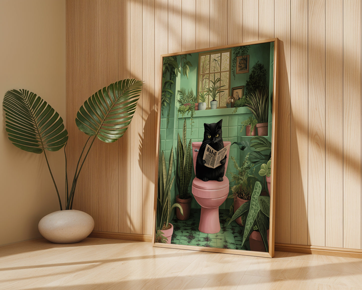 Funny Bathroom Wall Decor(Printable+Physical)