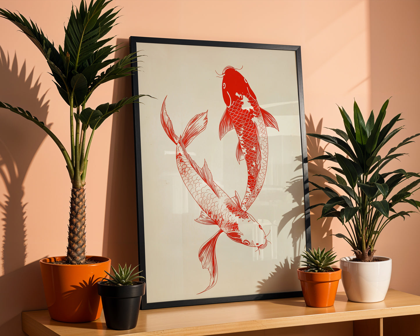 Red Koi Print(Printable+Physical)