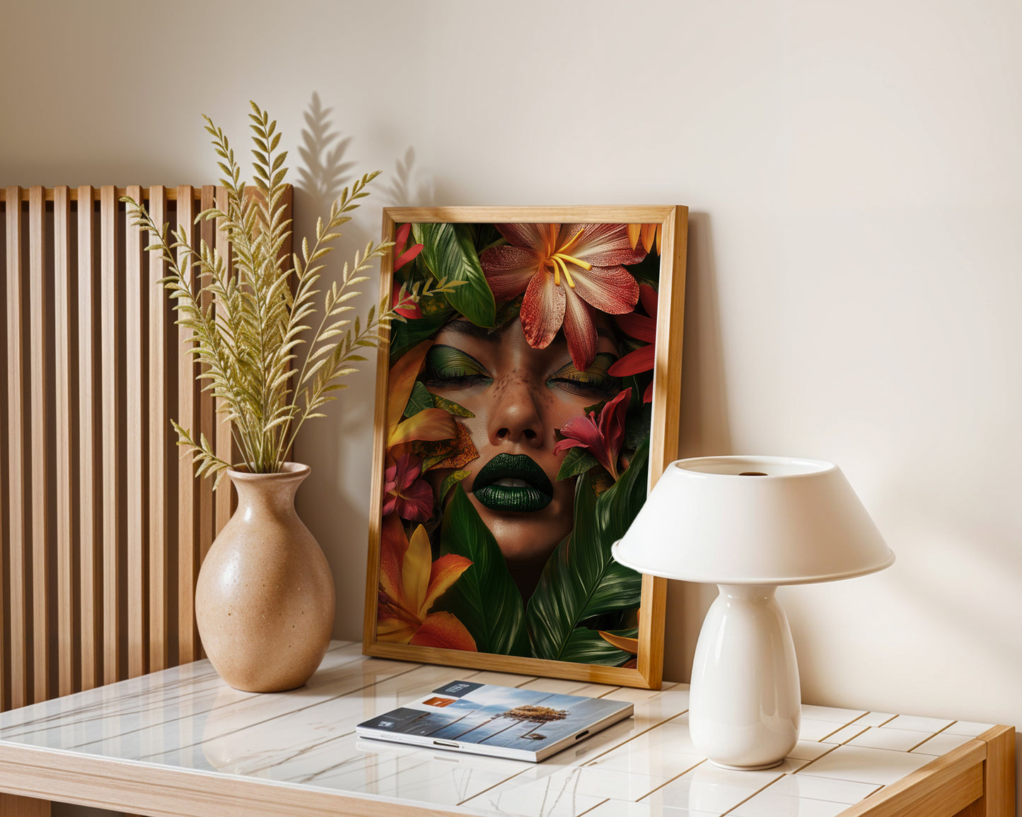 Black Woman Canvas print(Printable+Physical)