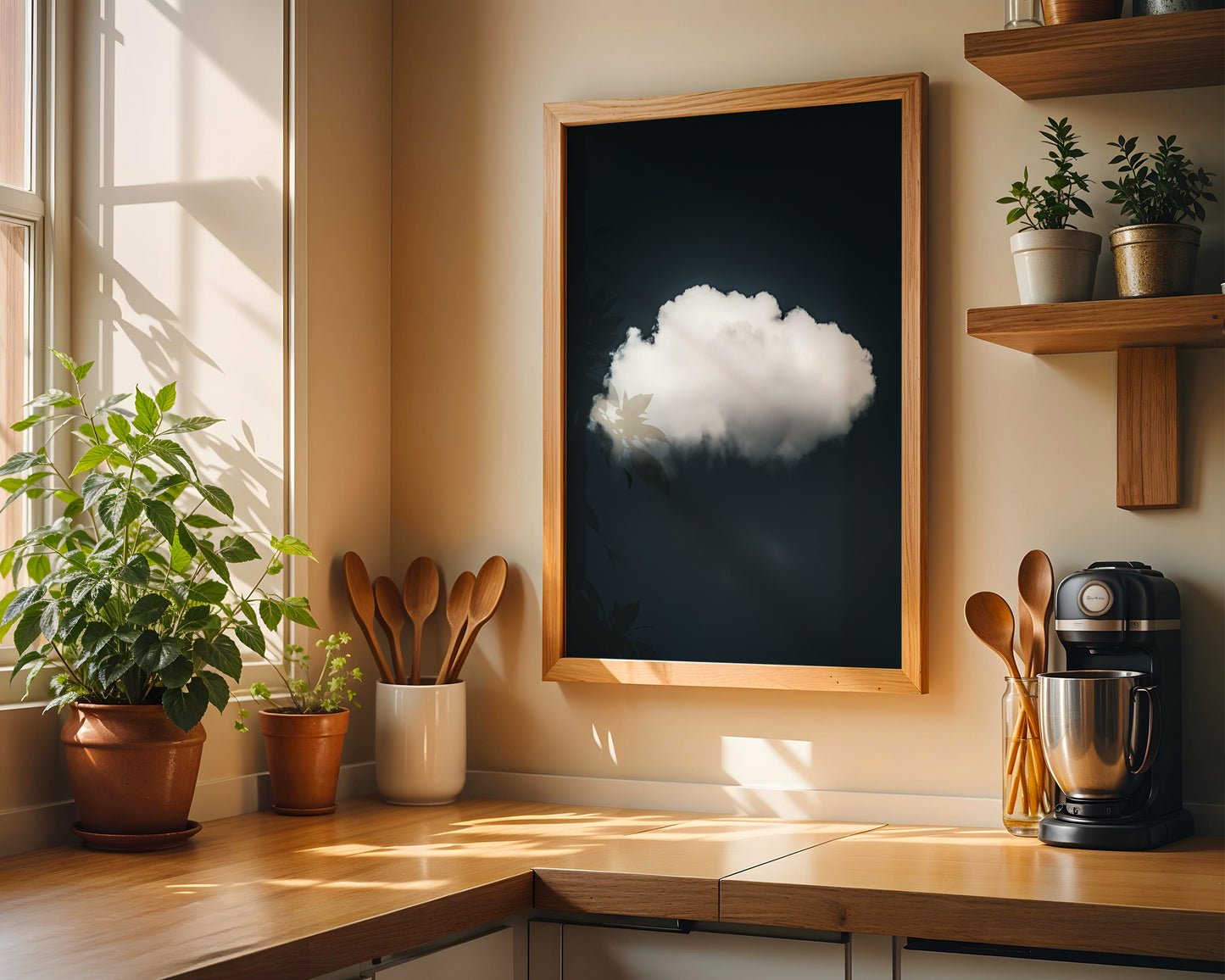 Vintage Cloud Art Print(Printable+Physical)
