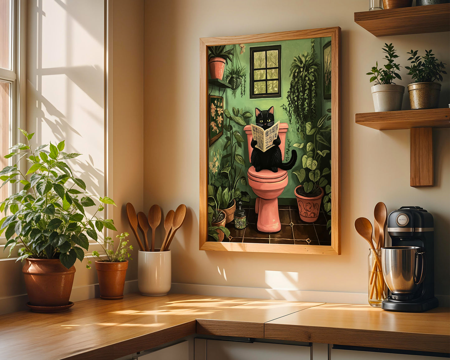 Funny Bathroom Wall Decor(Printable+Physical)