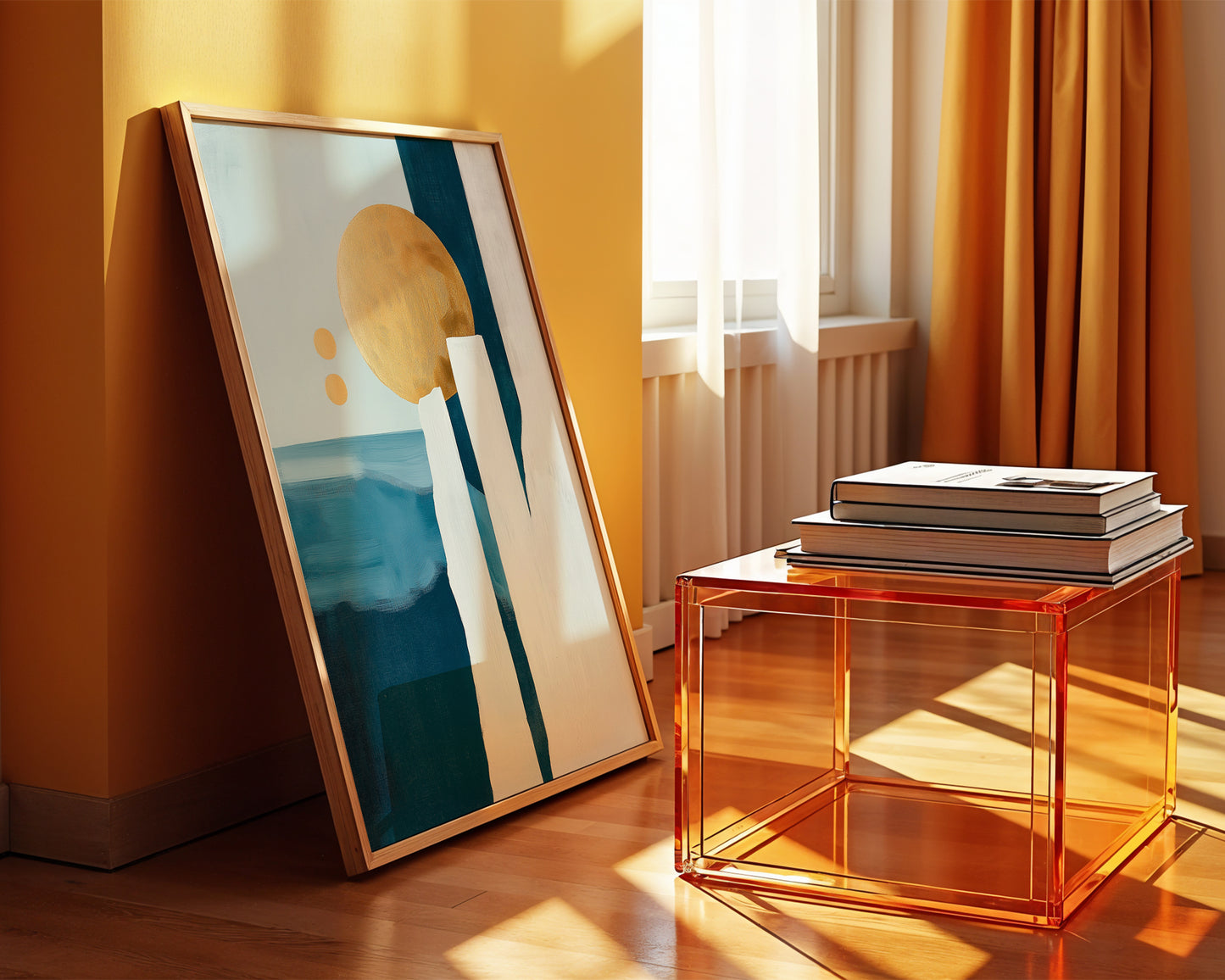 Gold and Navy Blue(Printable+Physical)