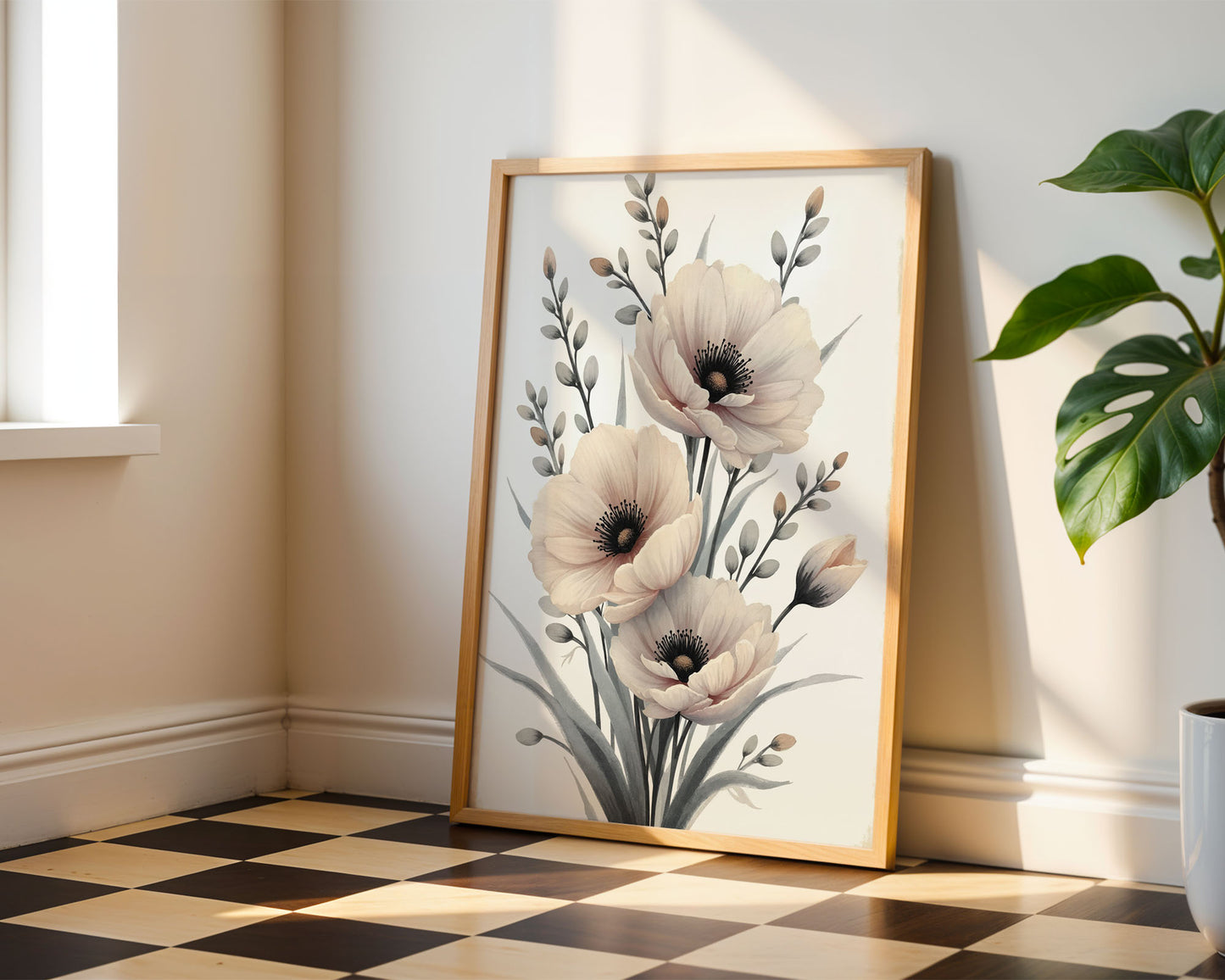 Vintage Floral Wall Art(Printable+Physical)