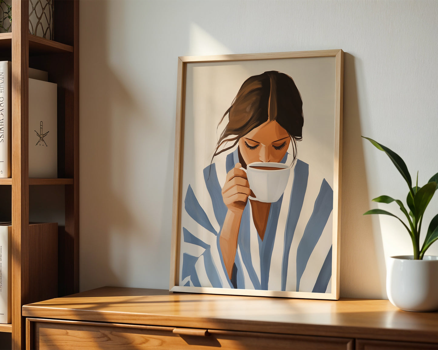 Contemporary Striped Wall Art (Printable+Physical)