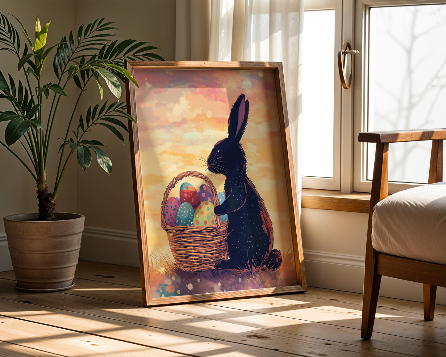 Easter Bunny Print(Printable+Physical)