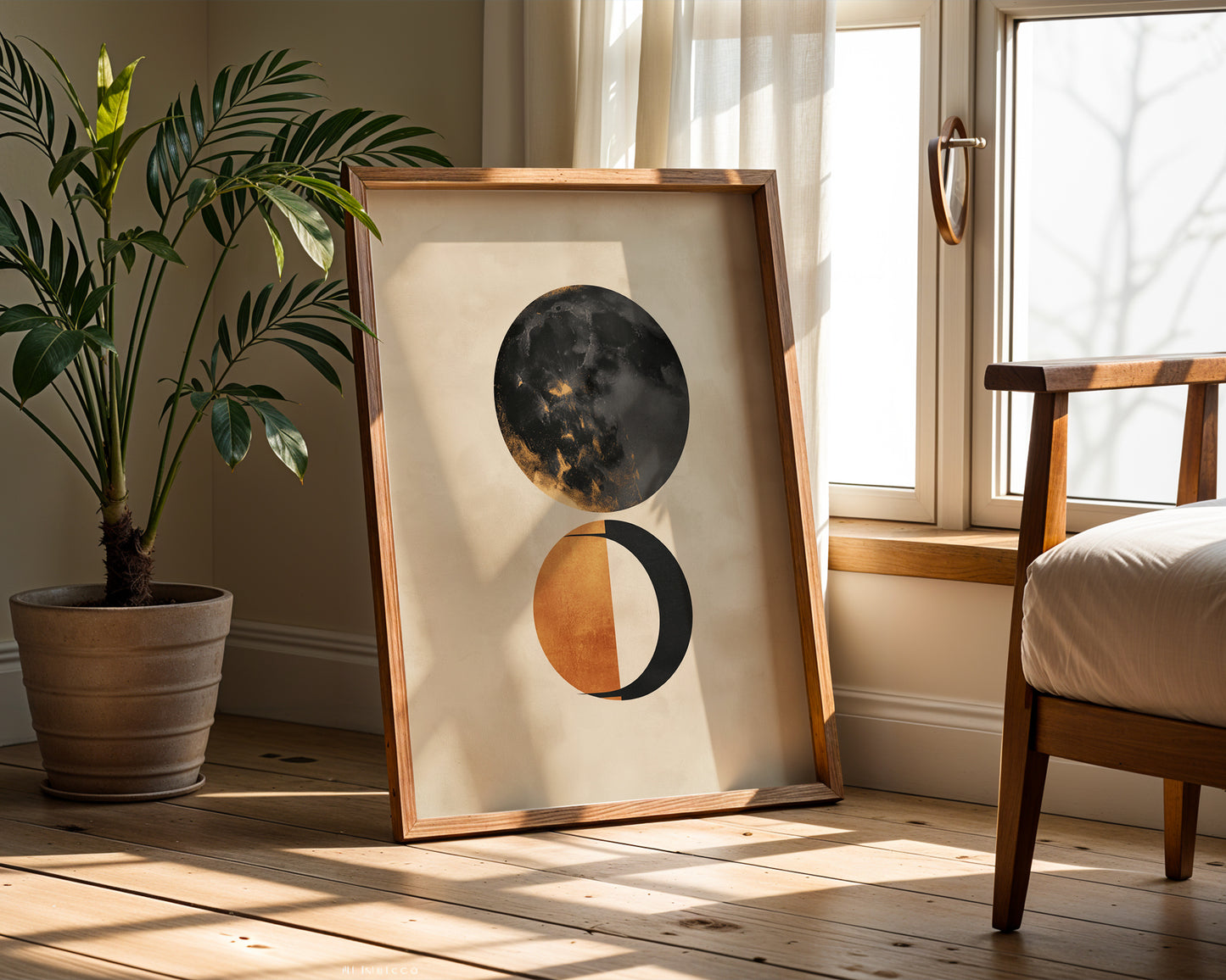 Sun and Moon Wall Art (Printable+Physical)