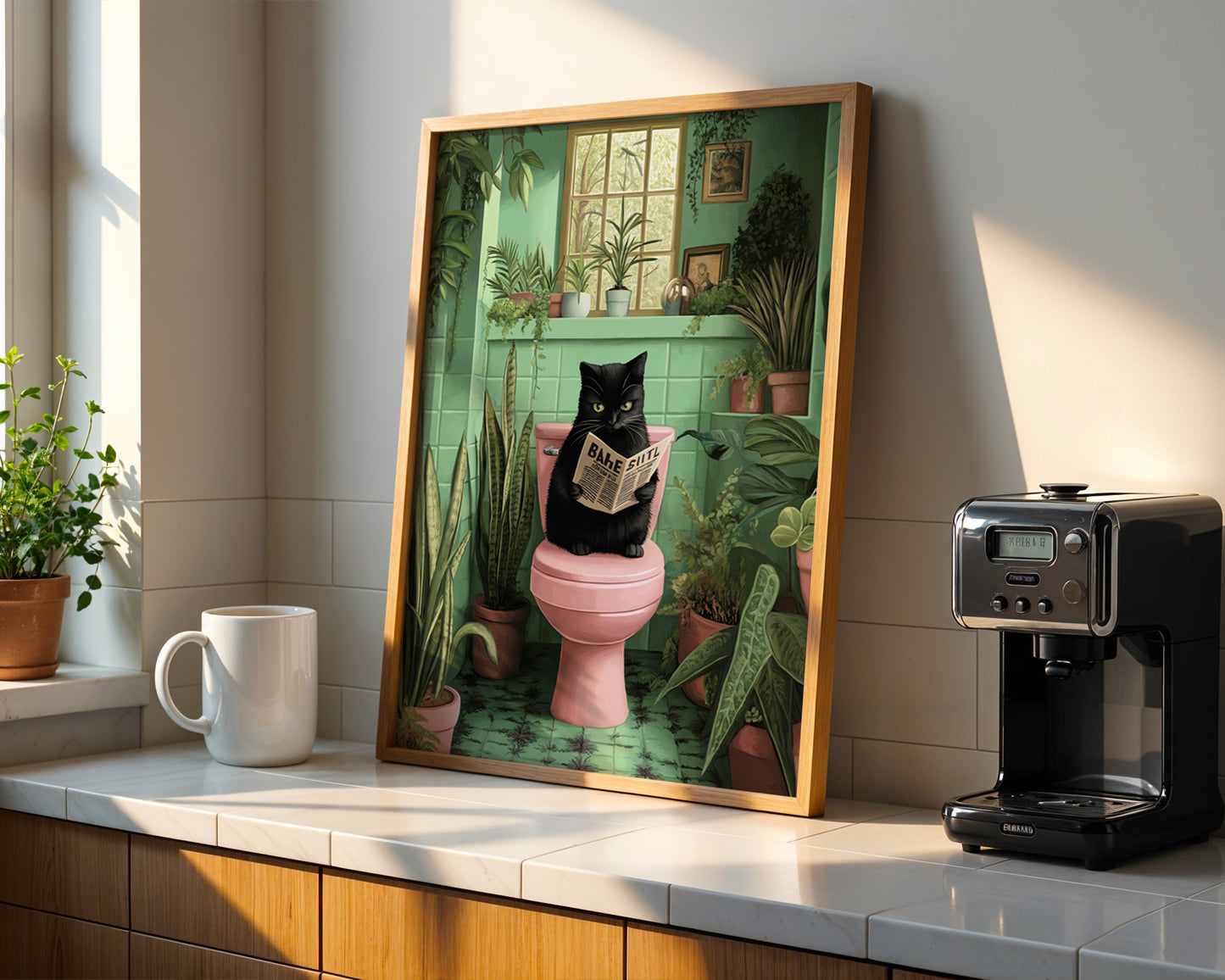 Funny Bathroom Wall Decor(Printable+Physical)