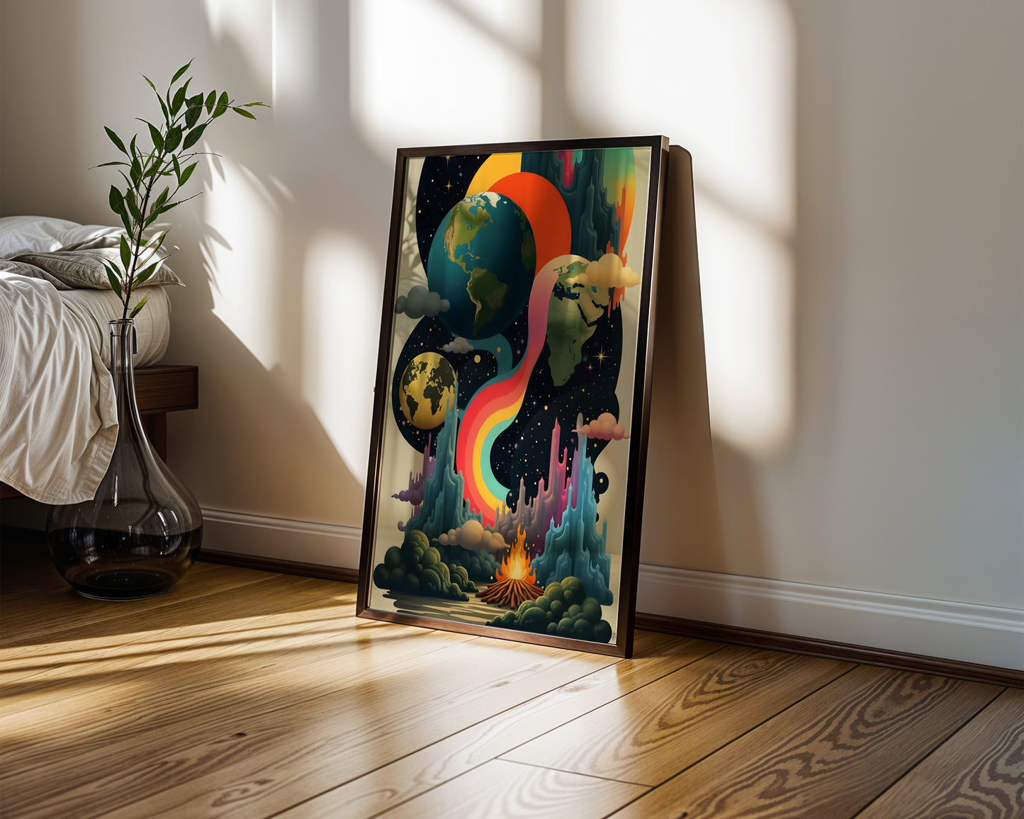 Sky-Landscape Surreal Painting(Printable+Physical)