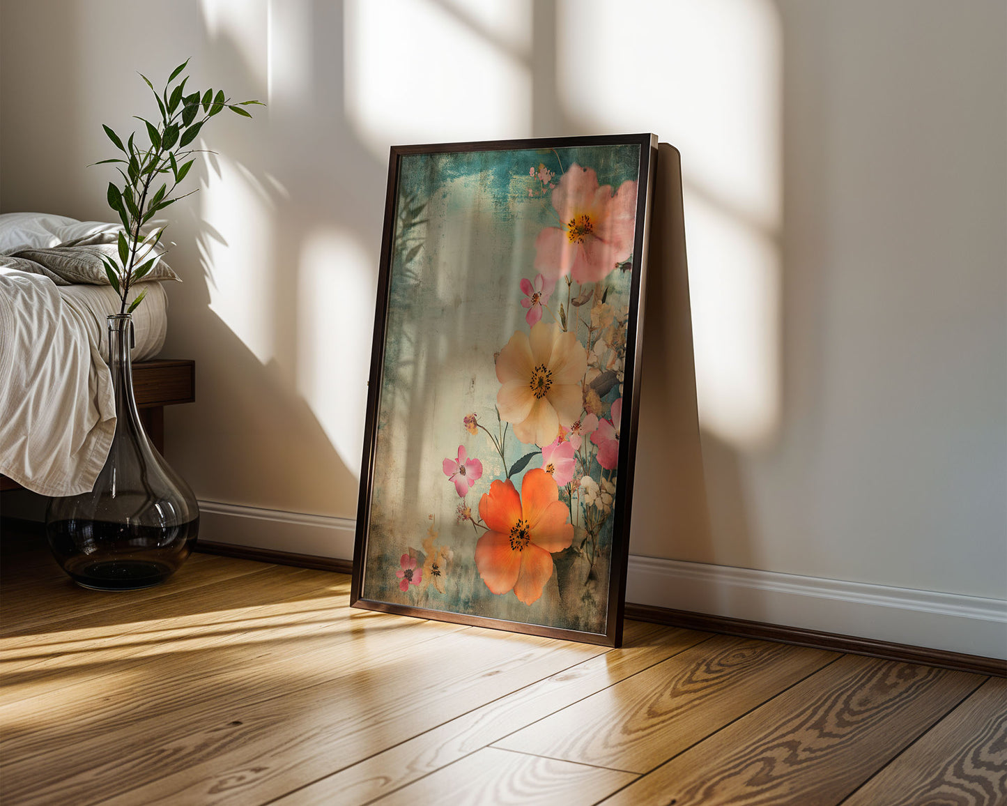Vintage Floral Wall Art(Printable+Physical)