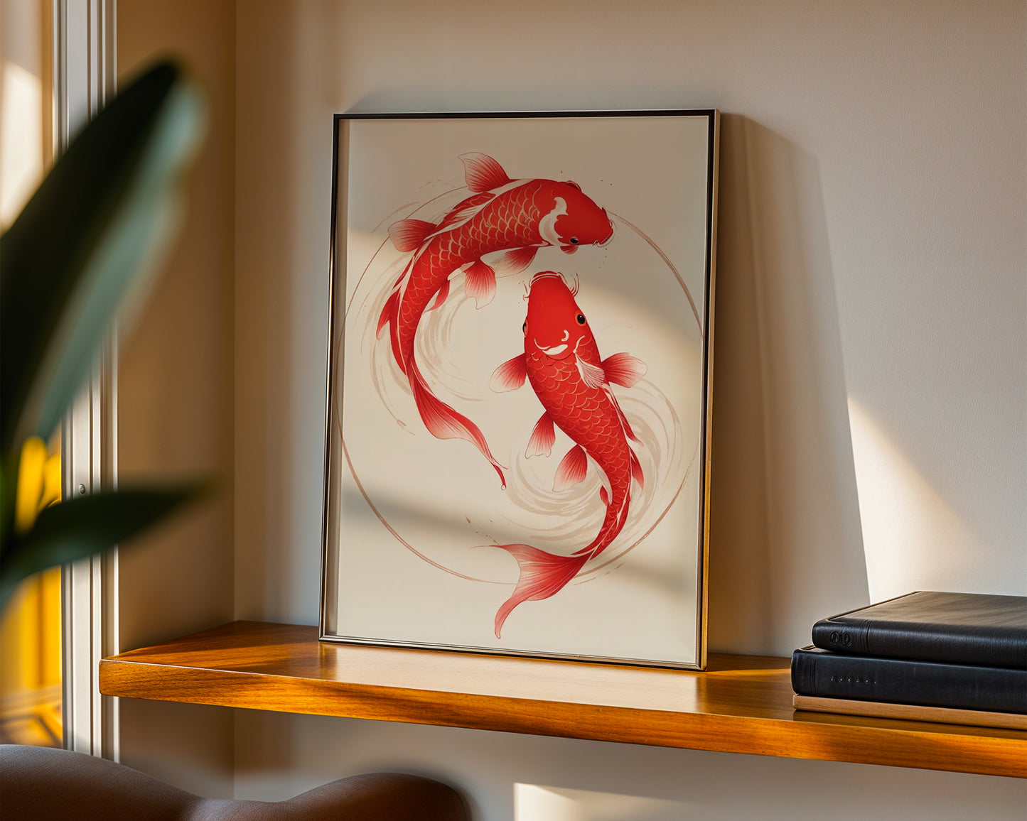 Red koi fish japanese Art Print(Printable+Physical)