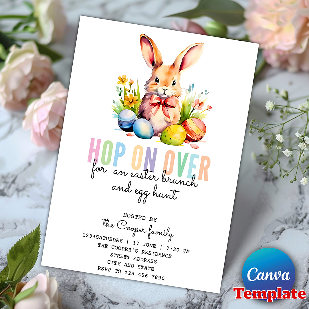 Easter Brunch Invitation(Printable)