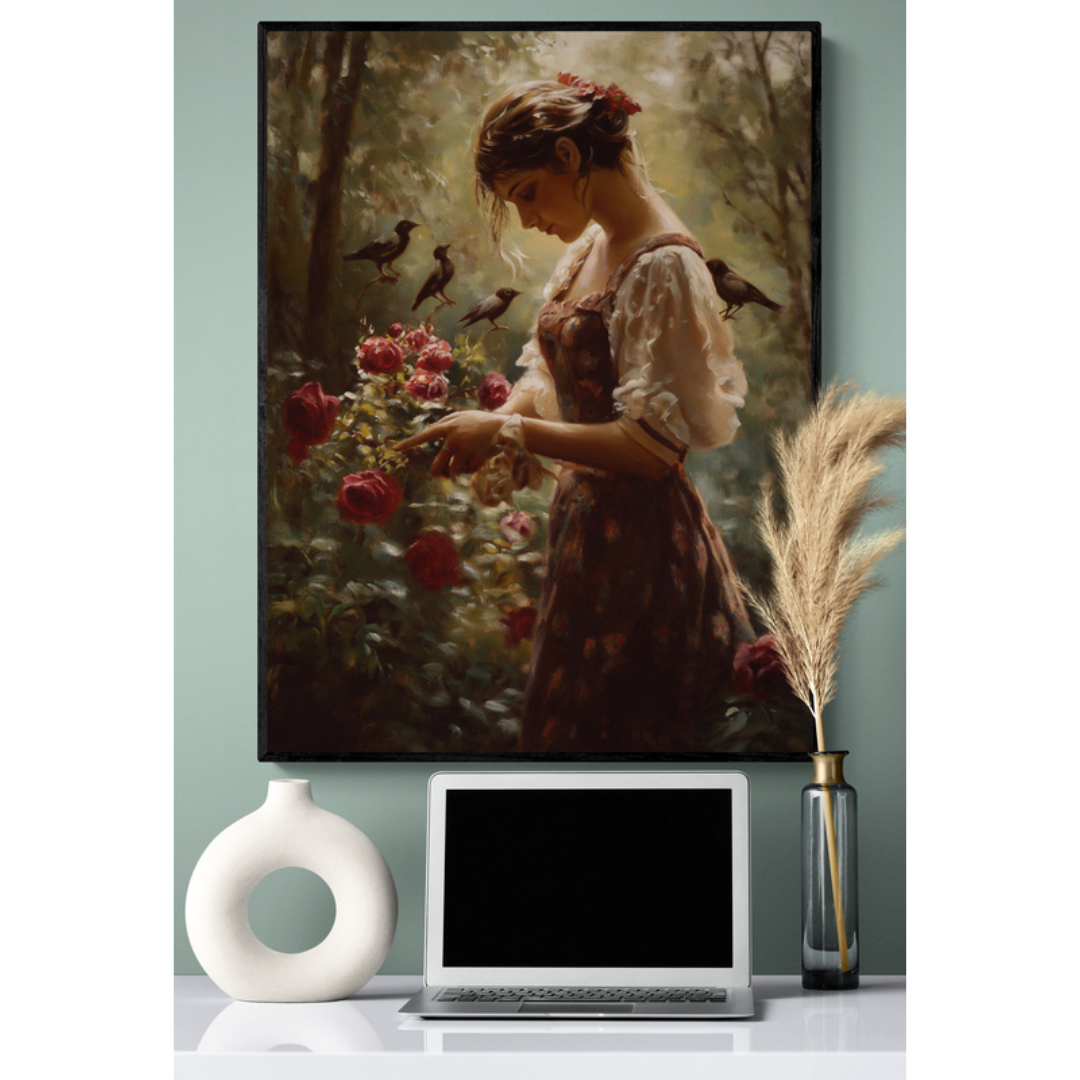 Bohemian Floral Wall Art(Printable+Physical)