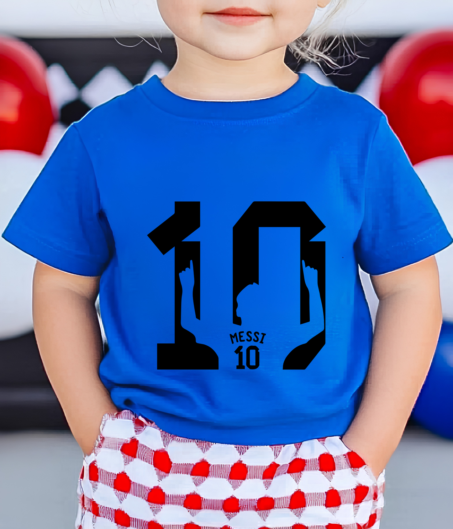 FIFA World Cup 2026 Lionel Messi Number 10 Silhouette Graphic Tee (physical)