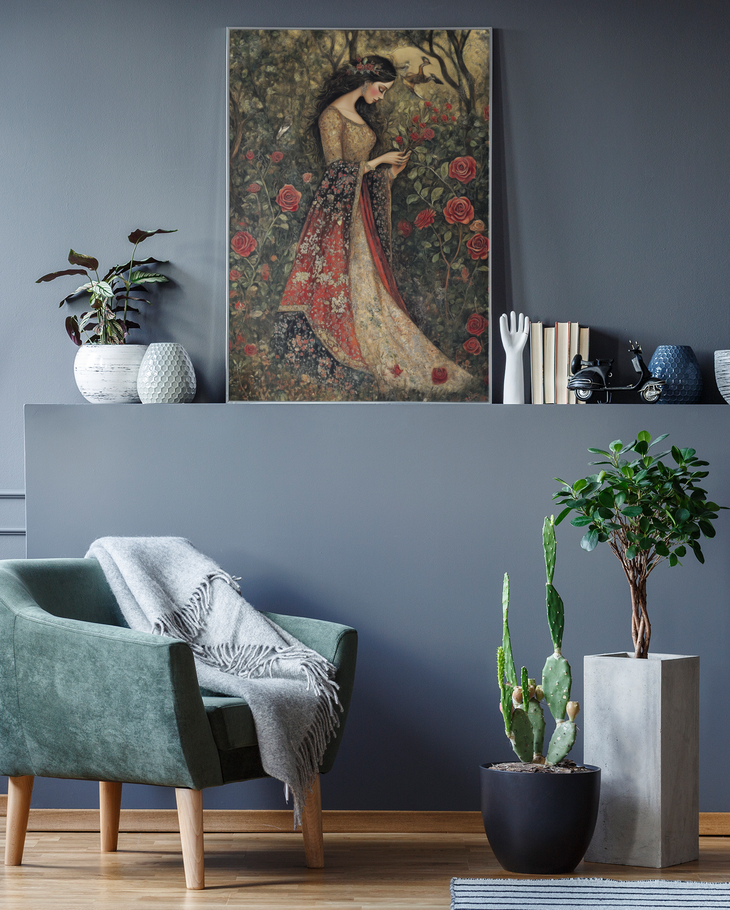 Mystical Garden Wall Decor(Printable+Physical)