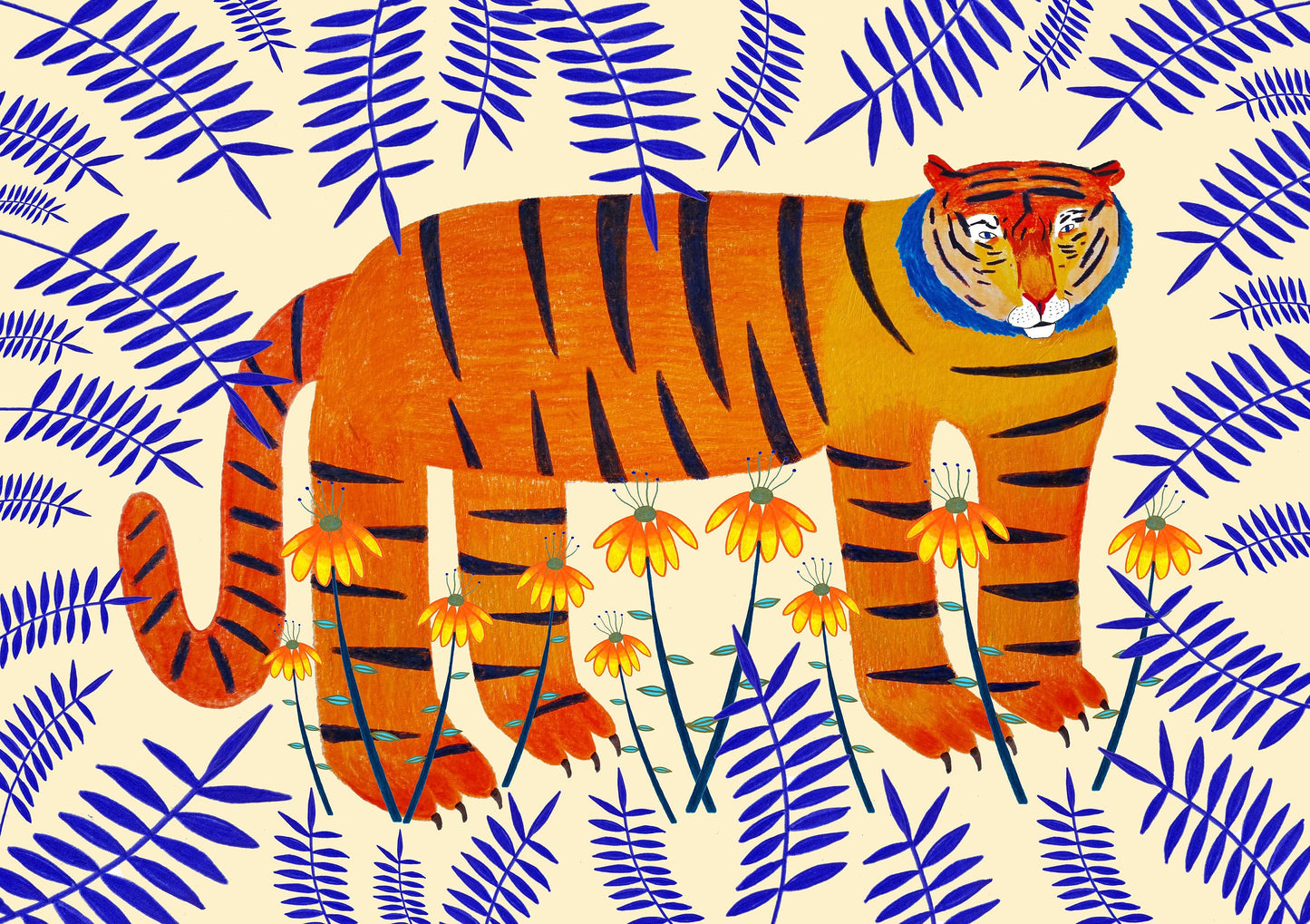 Lucky Tiger Art(Printable+Physical)