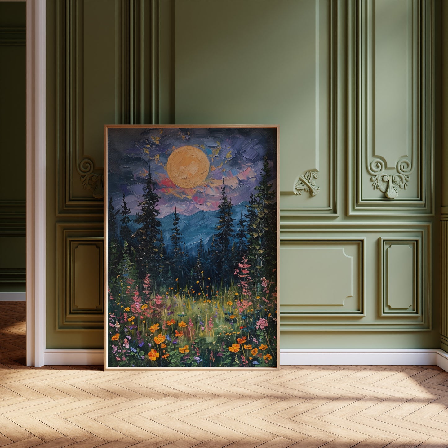 Abstract Mountain Art(Printable+Physical)