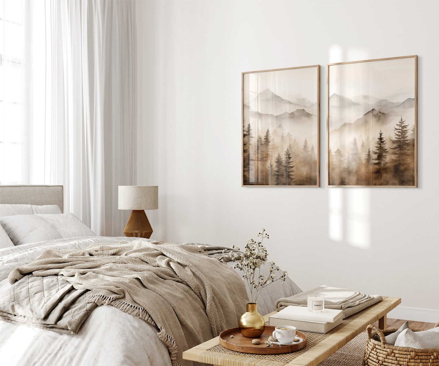 Modern Nature Wall Decor(Printable+Physical)