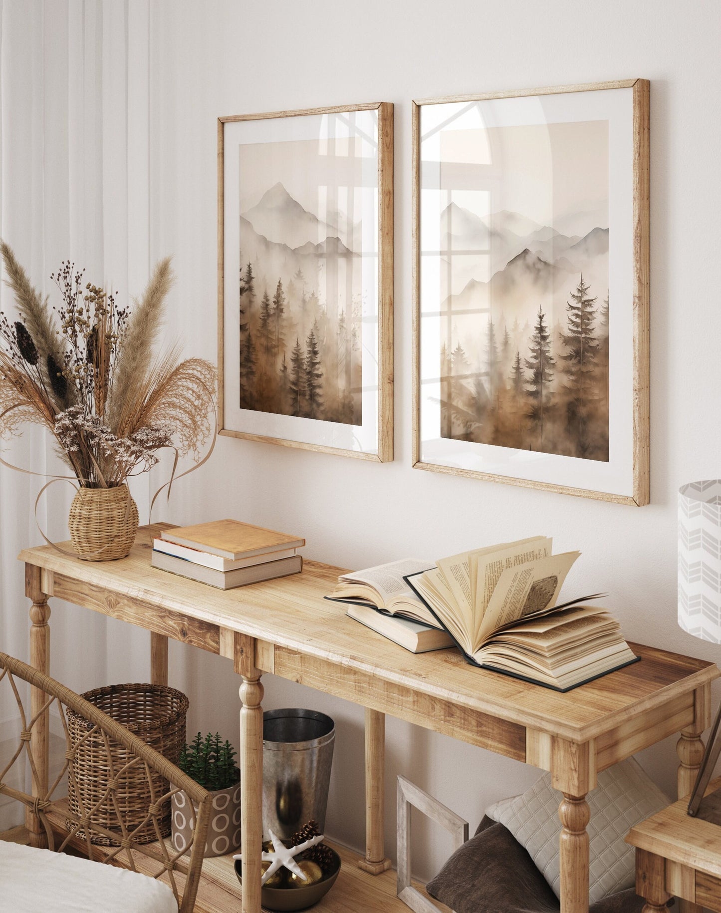 Modern Nature Wall Decor(Printable+Physical)
