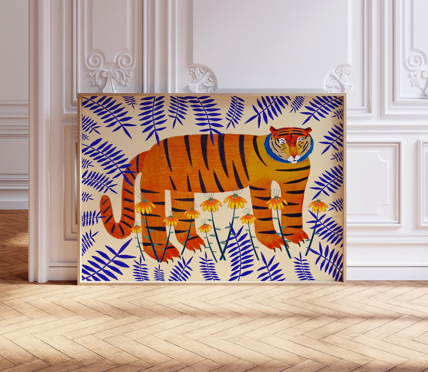 Lucky Tiger Art(Printable+Physical)