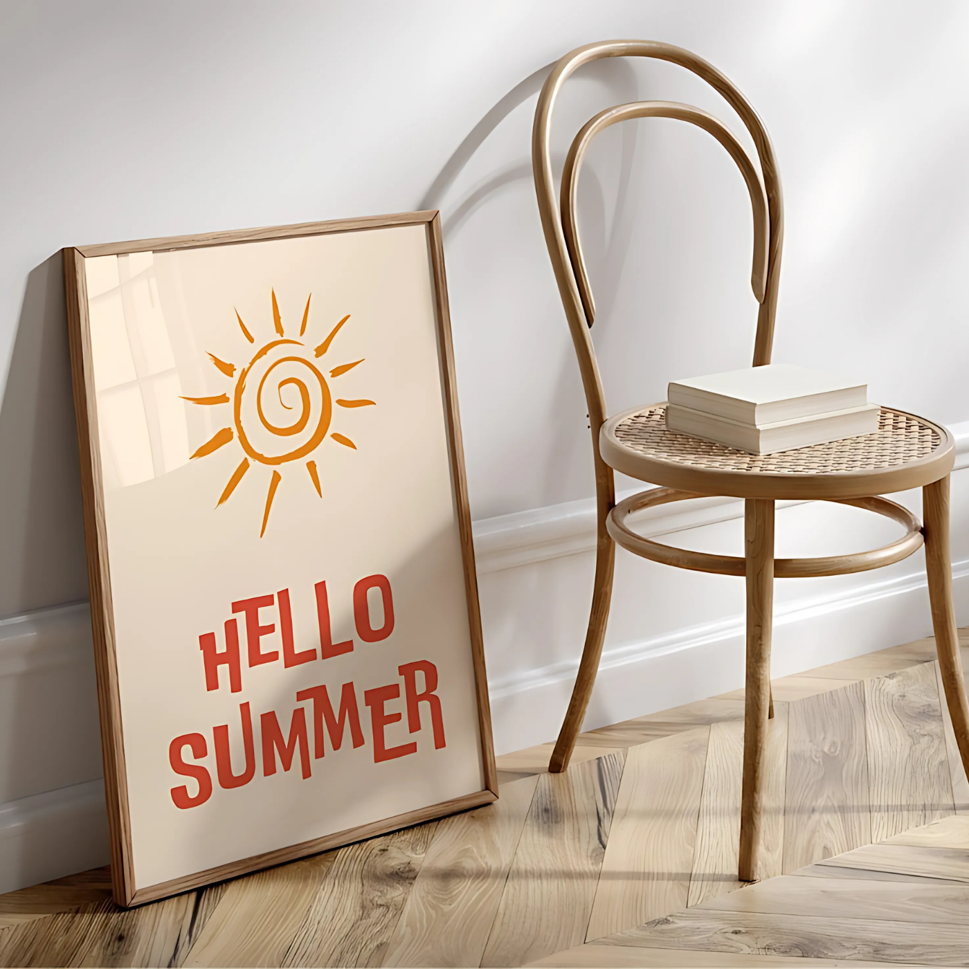 Hello Summer Printable wall art(Printable+Physical)