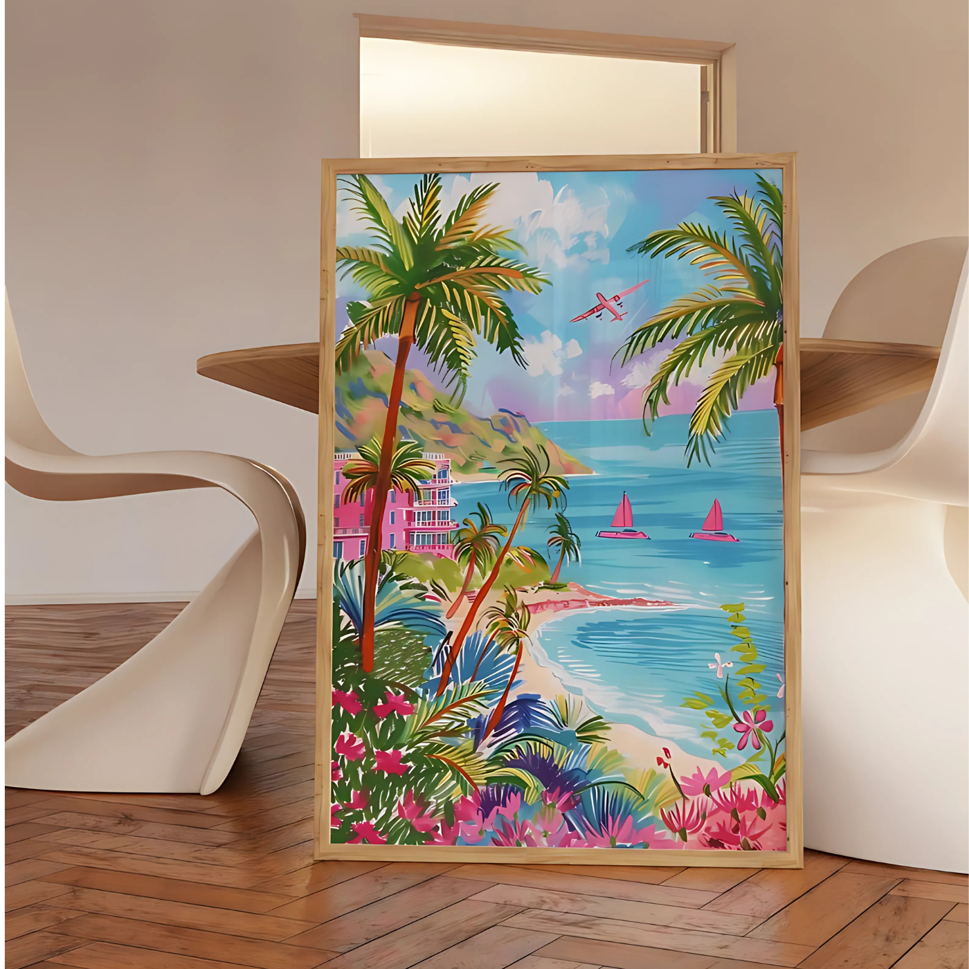 Summer Beach Digital Print(Printable+Physical)