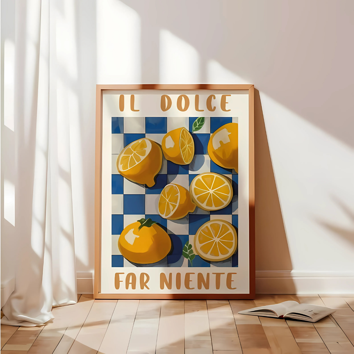 Italian Vibe Summer poster Wall Art(Printable+Physical)