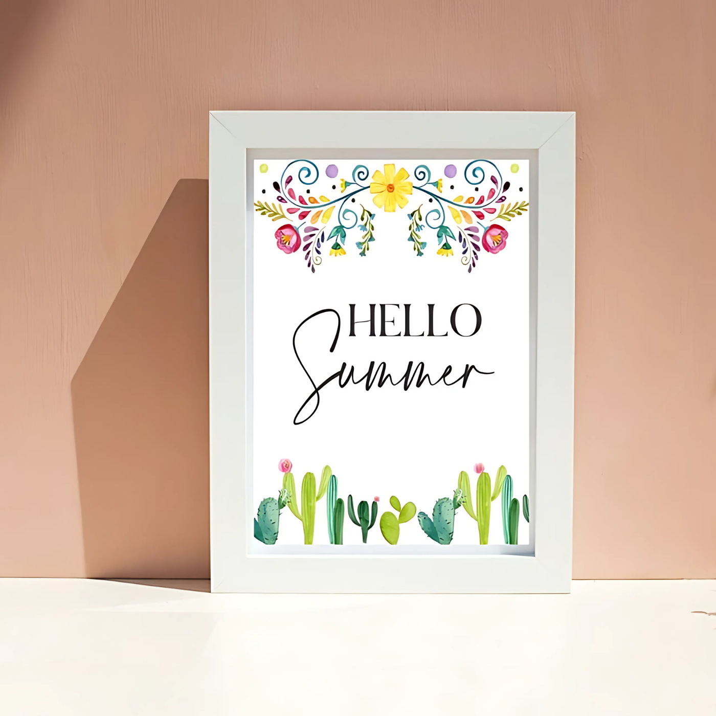 Hello Summer printable wall art(Printable+Physical)