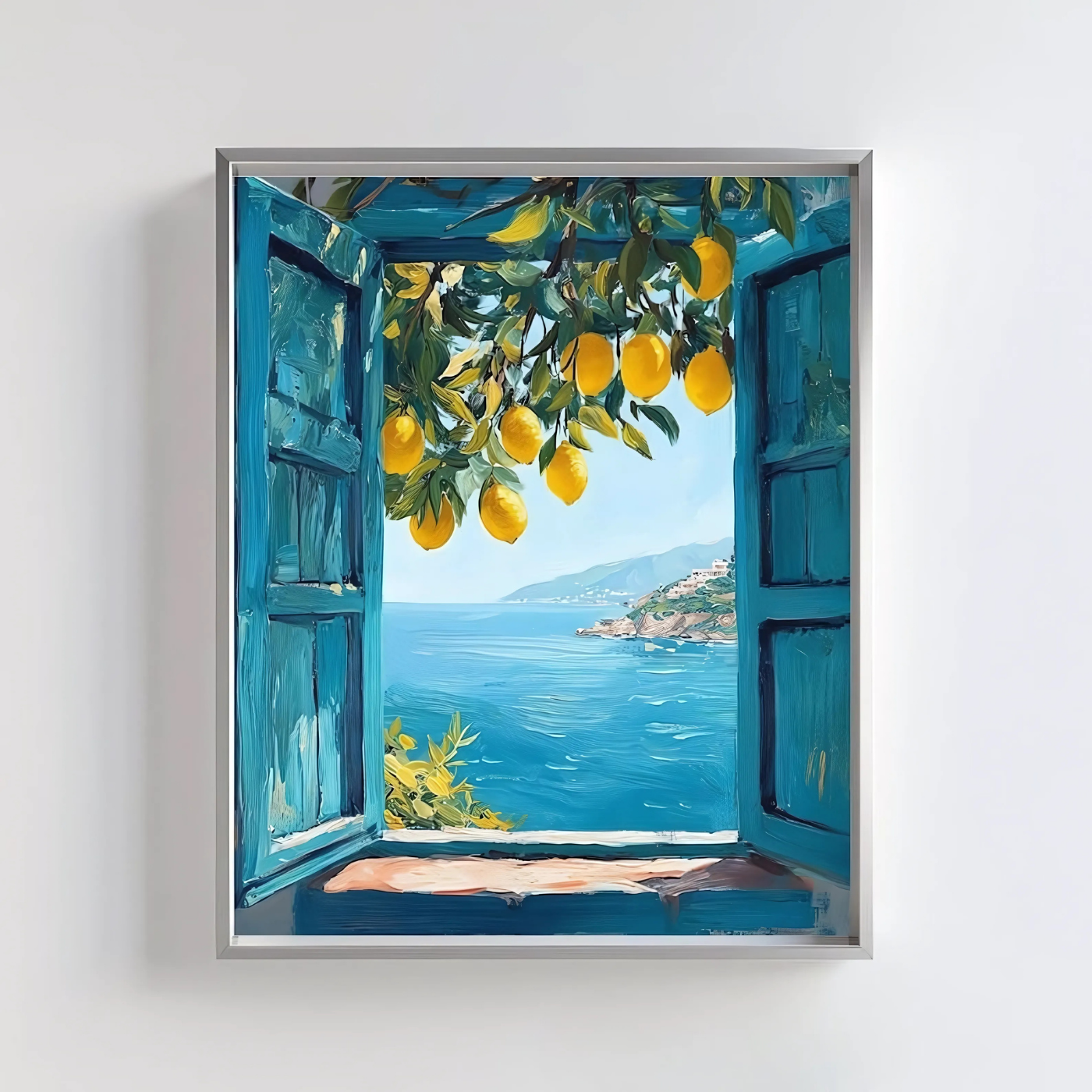 Mediterranean Window View Printable Art(Printable+Physical)