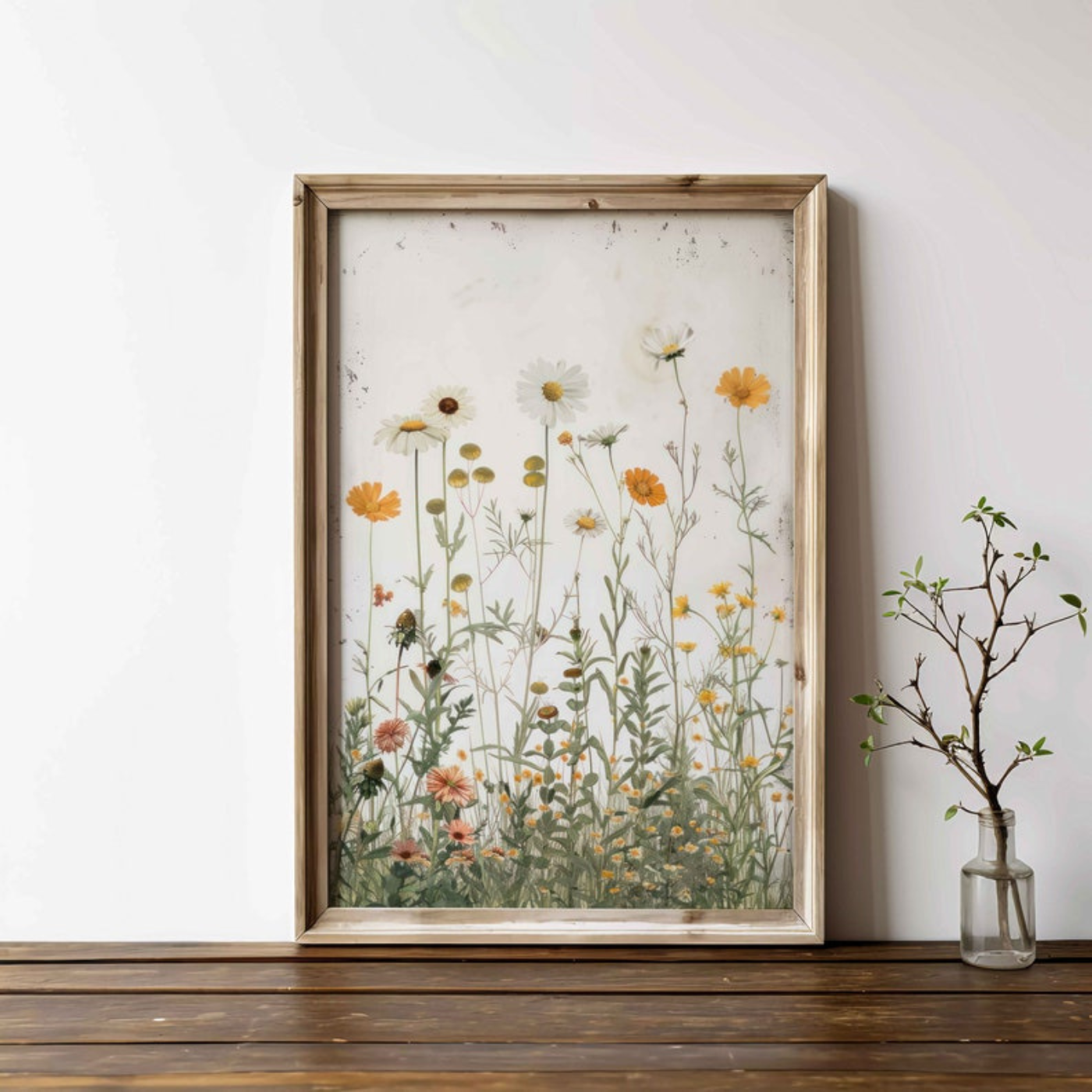 Nursery Flower Wall Art(Printable+Physical)