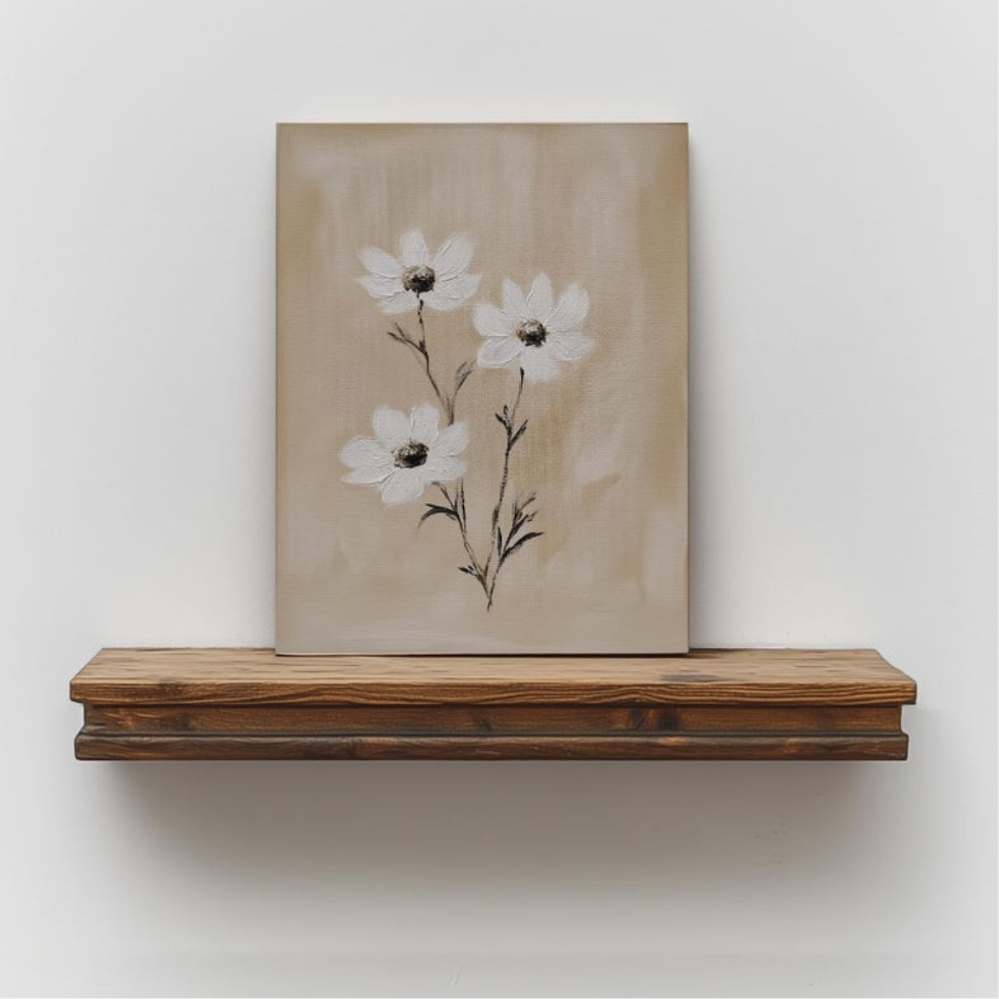 Vintage White Flower Painting Print(Printable+Physical)
