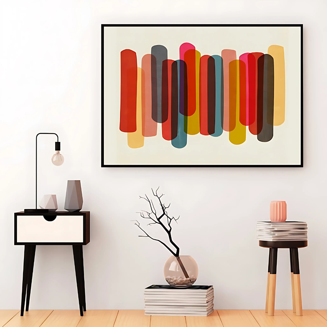Bold Large Colorful Abstract Art Print(Printable+Physical)