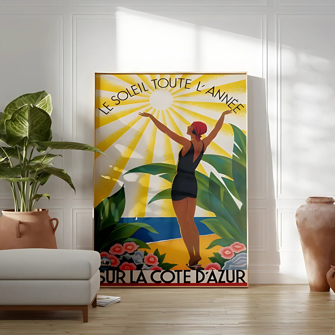 Vintage France Travel Wall Art(Printable+Physical)
