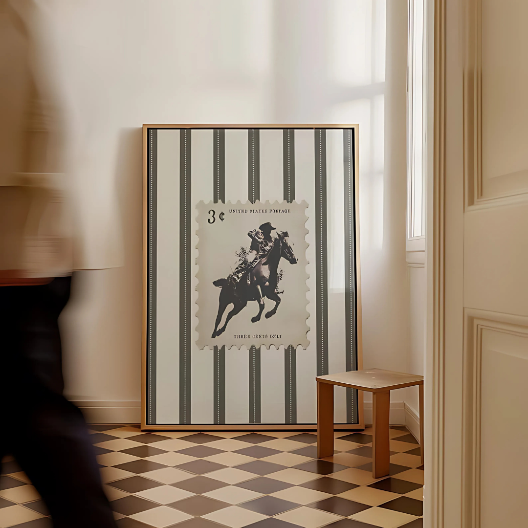 Western Bedroom Poster Cowboy Wall Art (Printable+Physical)