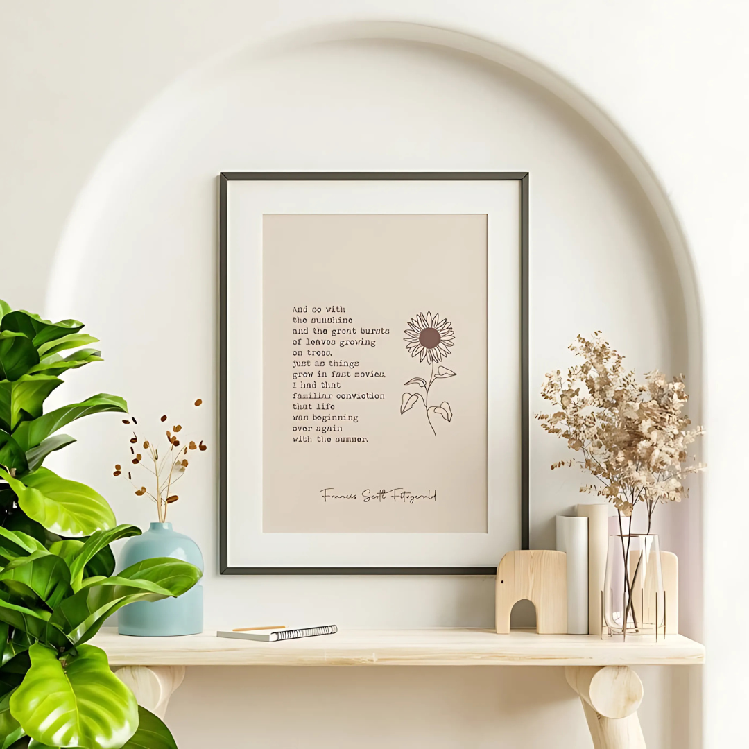 Summer Quote Print Wall Art(Printable+Physical)