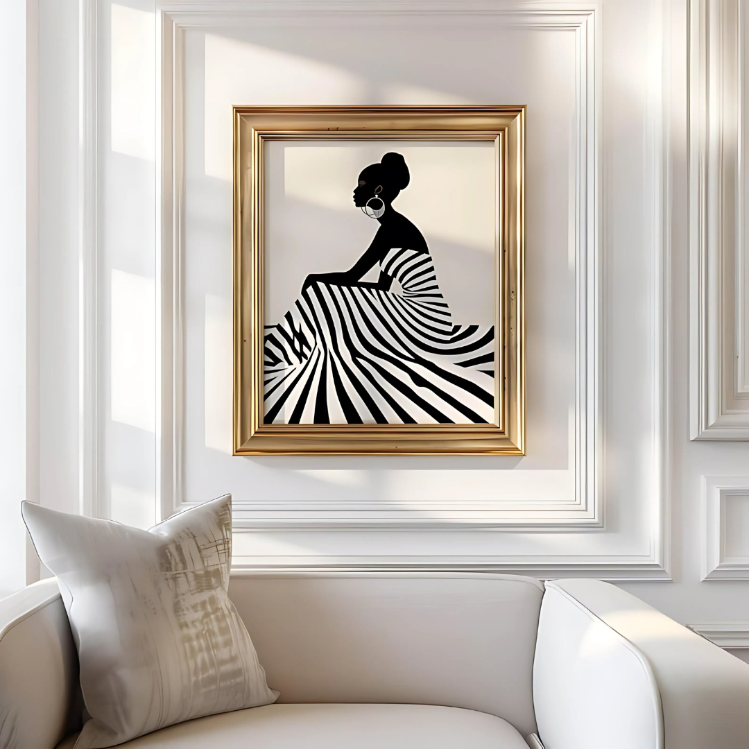 African American Black Women Wall Art(Printable+Physical)