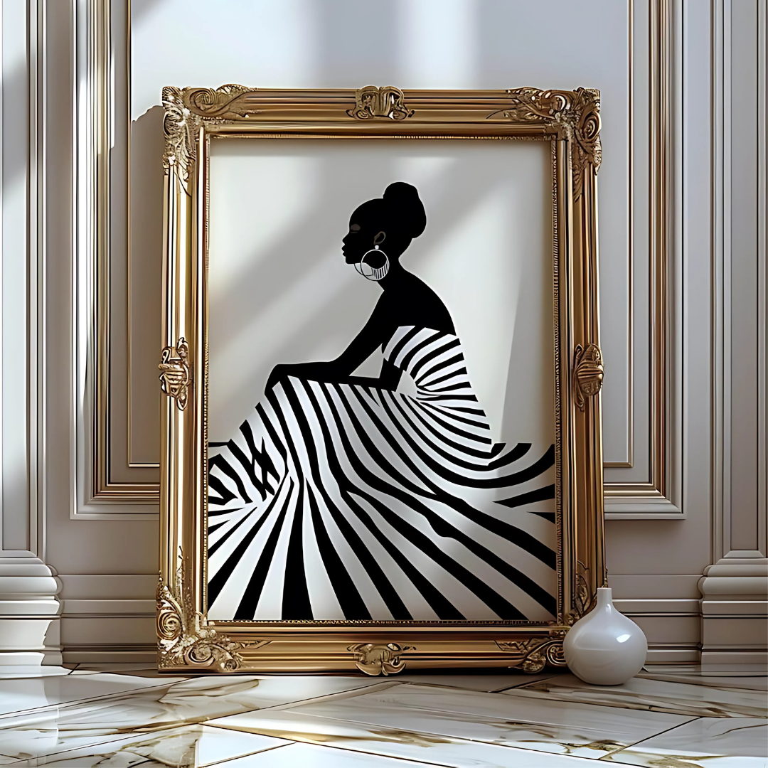 African American Black Women Wall Art(Printable+Physical)
