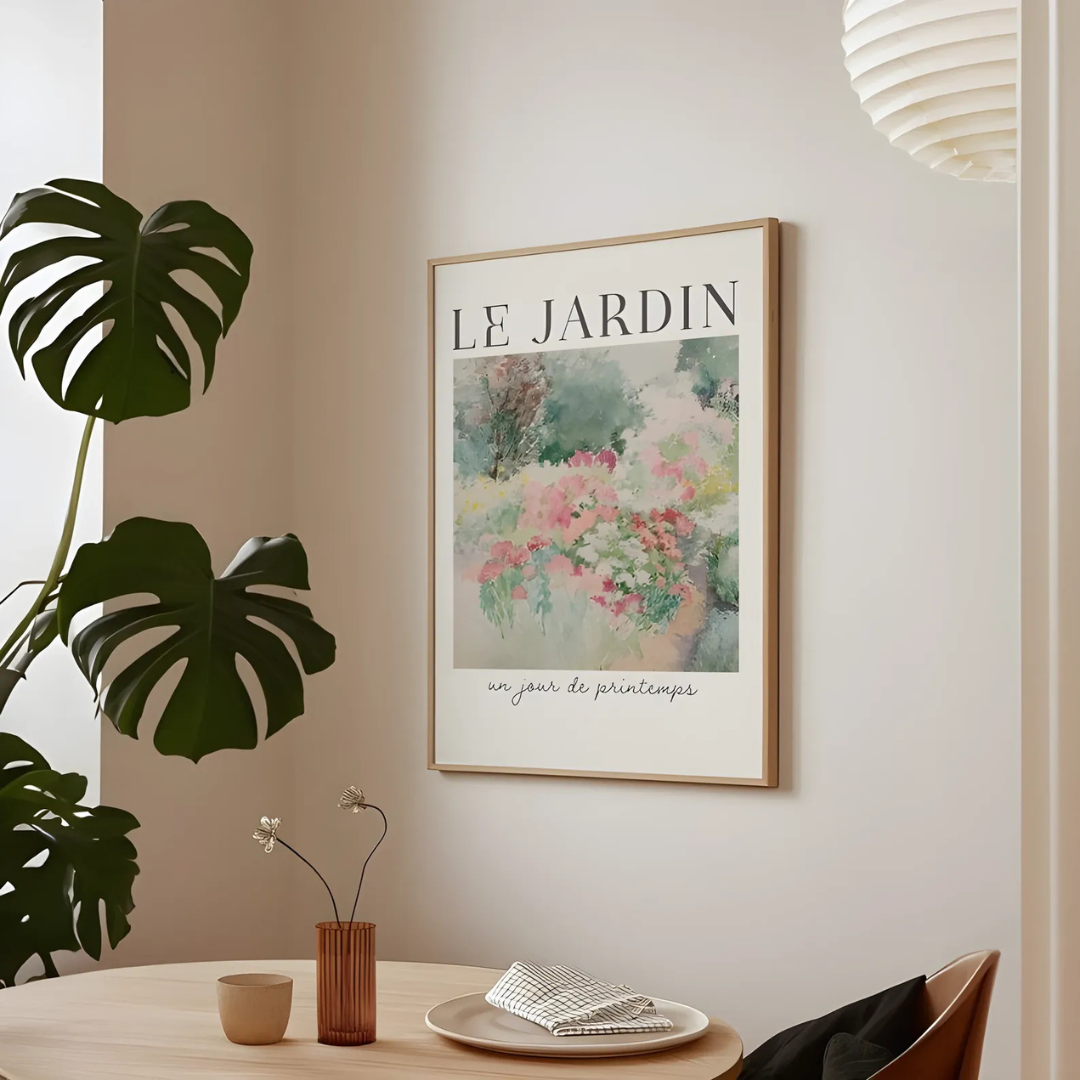 Spring Floral Garden Painting(Printable+Physical)