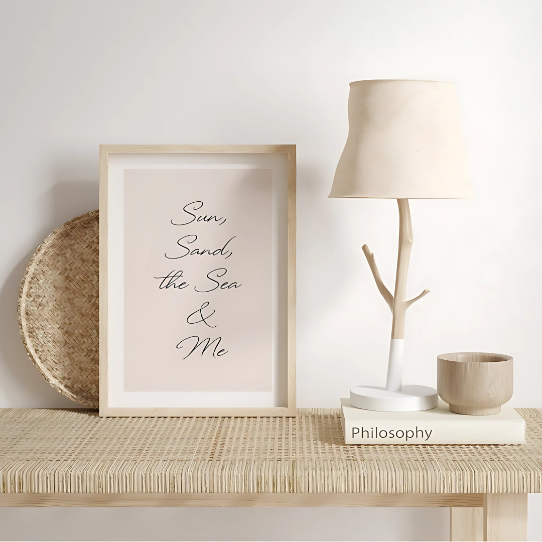 Summer Quotes Printable Coastal Wall Art(Printable+Physical)