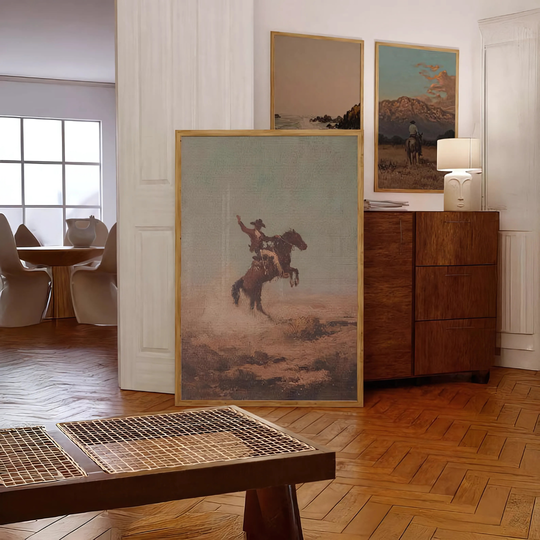 Rustic Western Cowboy Poster(Printable+Physical)