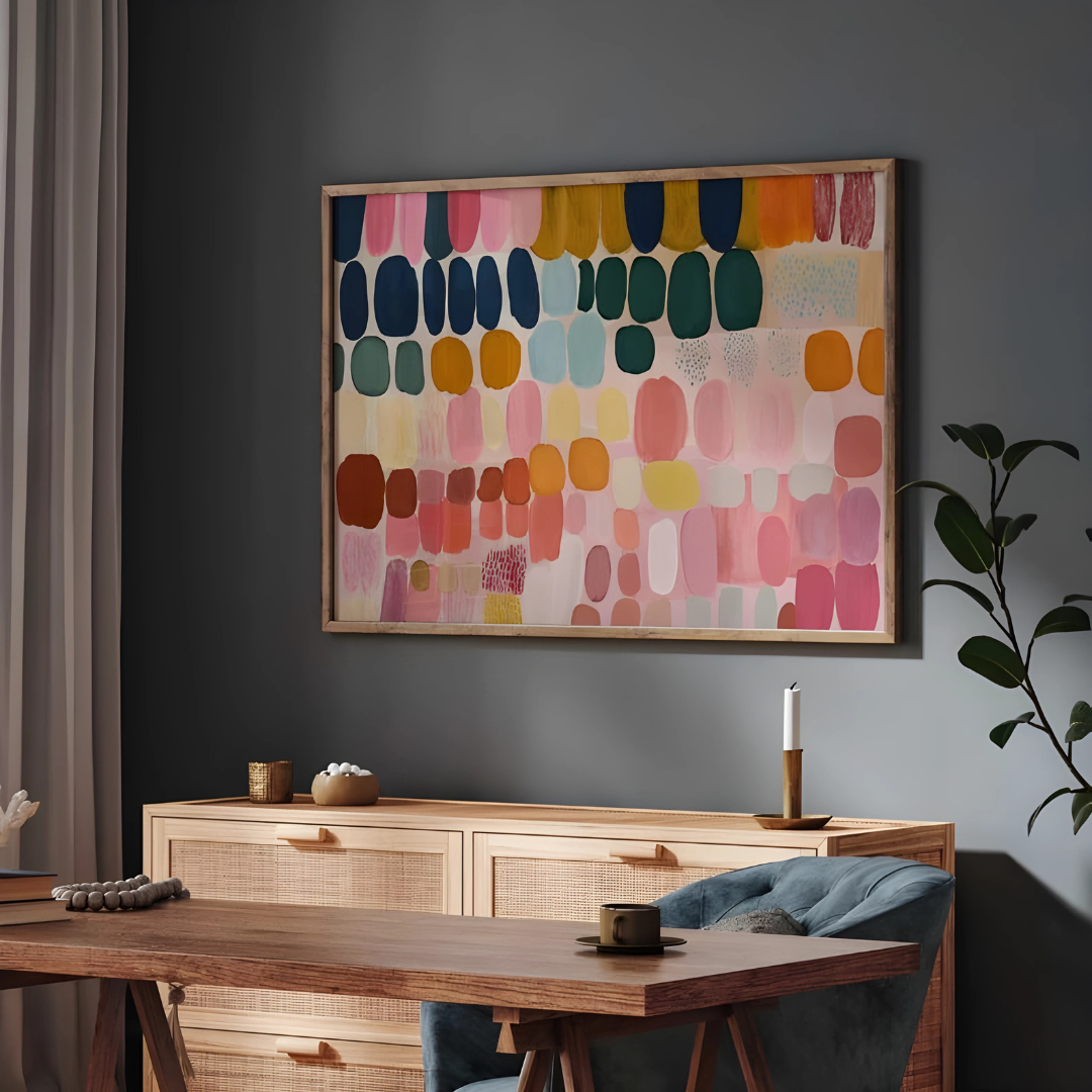 Abstract Colorful Painting Print (Printable+Physical)