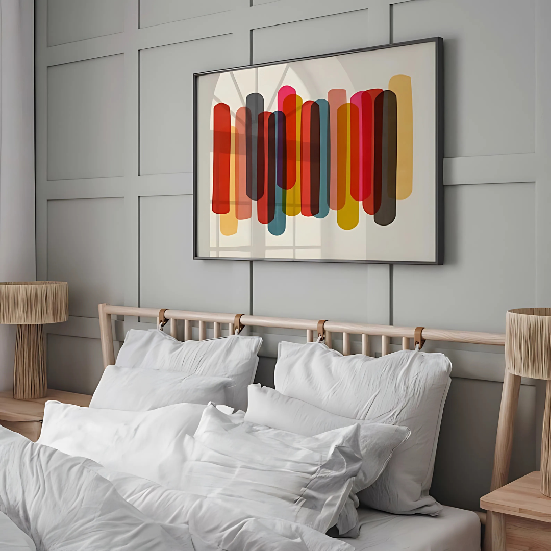 Bold Large Colorful Abstract Art Print(Printable+Physical)