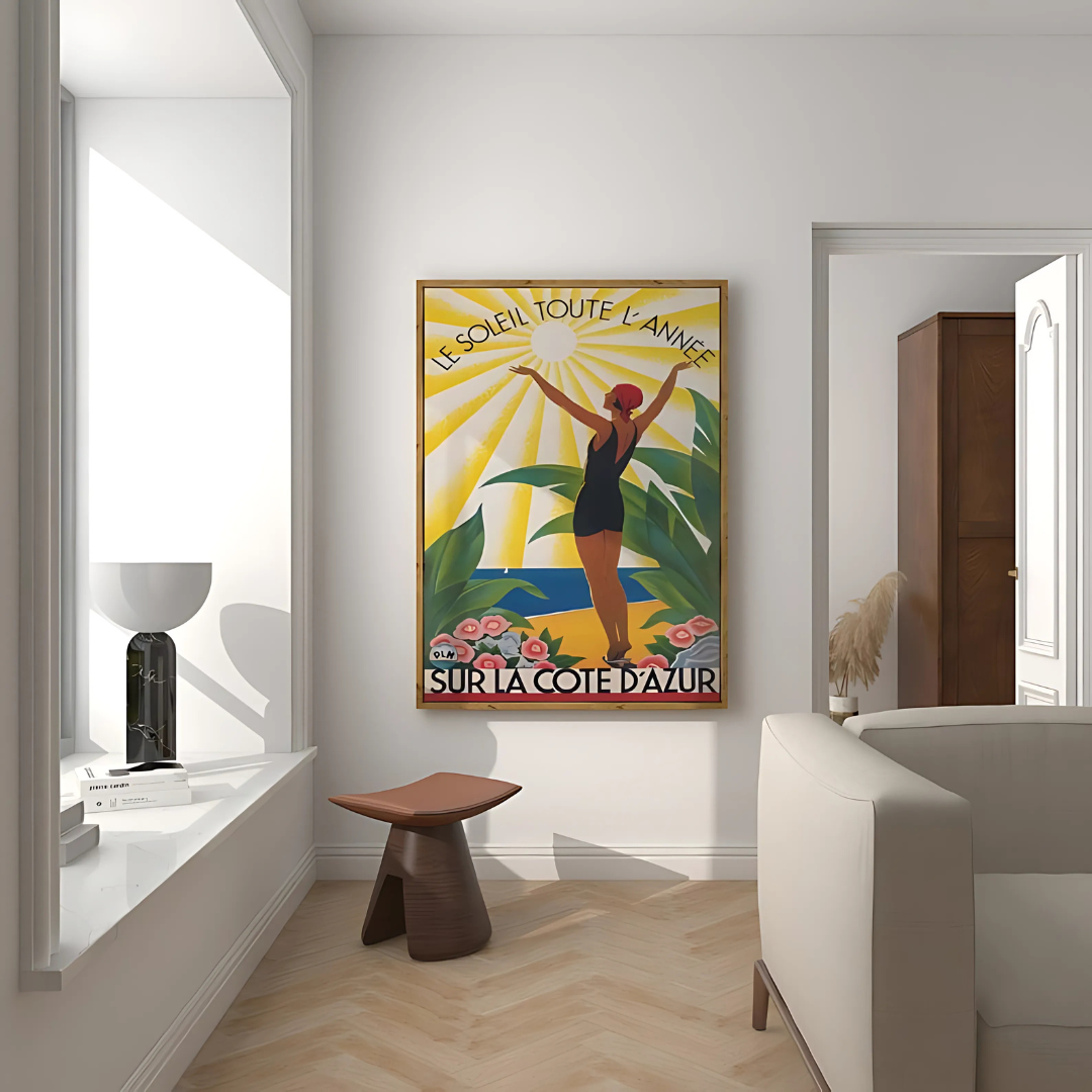 Vintage France Travel Wall Art(Printable+Physical)