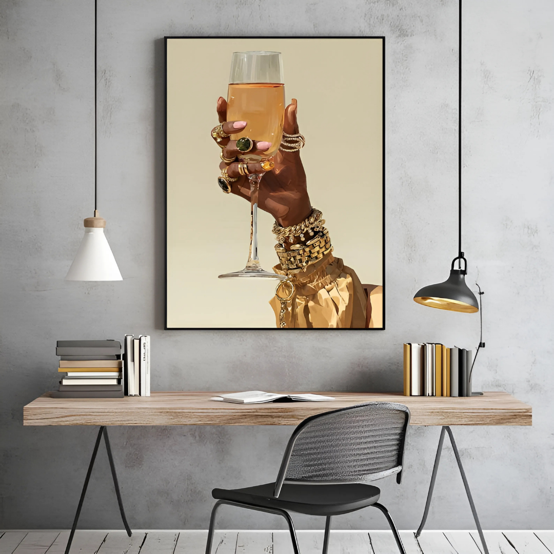 Black Woman Wall Art(Printable+Physical)