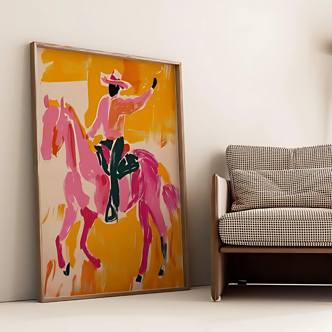 Bold Western Cowboy Art Print (Printable+Physical)