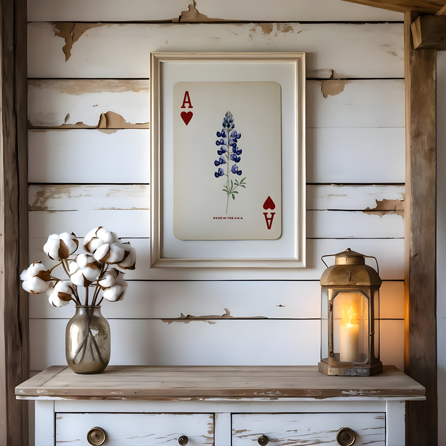 Texas Bluebonnet Framed Wall Art(Printable+Physical)